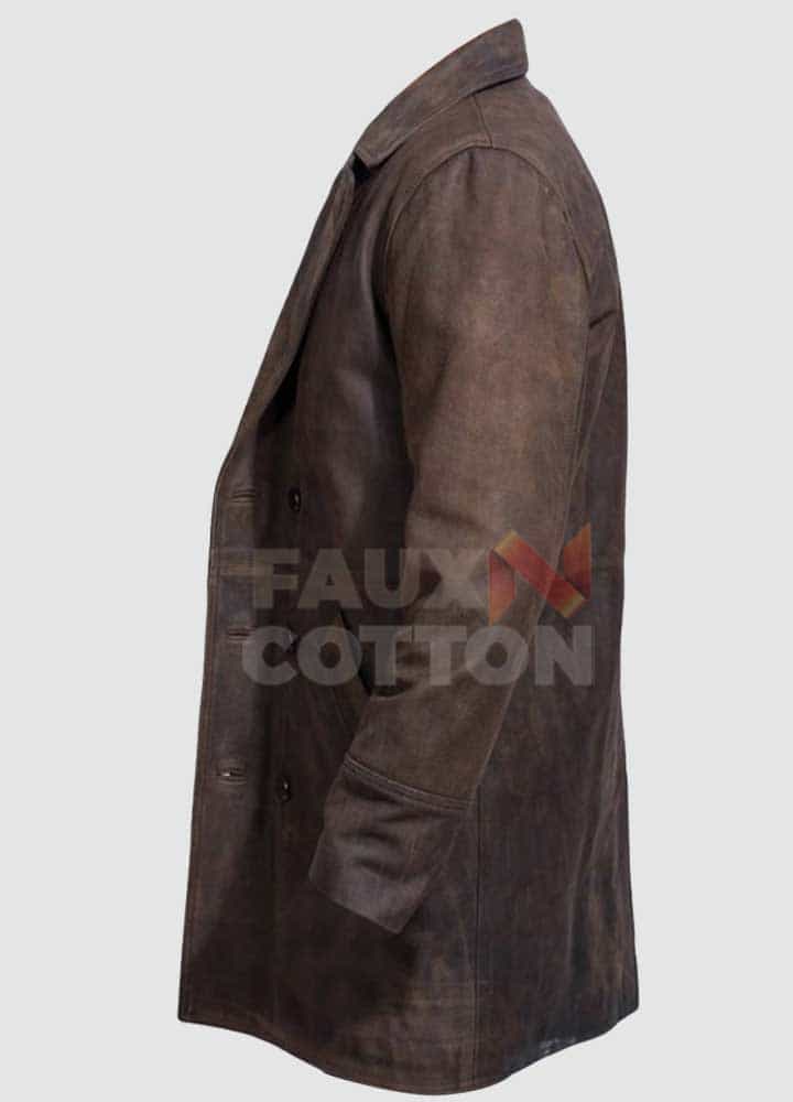 Doctor Who (War Doctor) John Hurt Brown Leather Coat